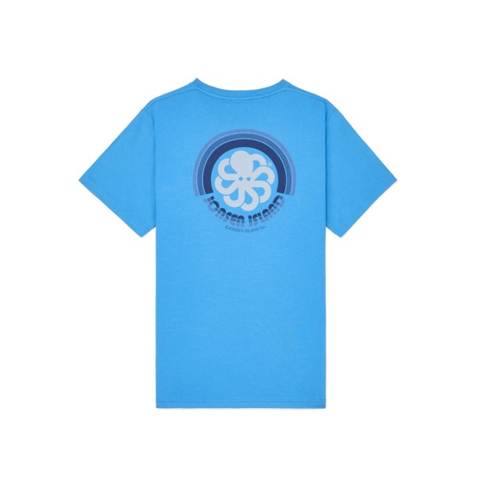 JONSEN ISLAND Classic Rainbow Blue T-shirt à manches courtes unisexe JONSEN ISLAND Classic Rainbow Blue T-shirt à manches courtes unisexe