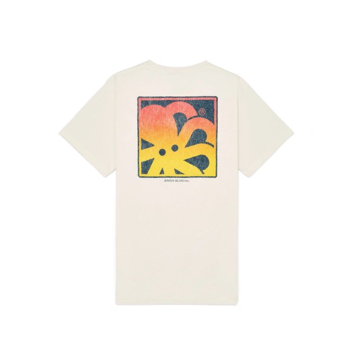 JONSEN ISLAND Classic Echo Beach Coconut T-shirt à manches courtes unisexe JONSEN ISLAND Classic Echo Beach Coconut T-shirt à manches courtes unisexe