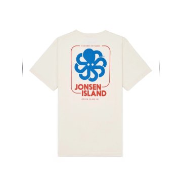 JONSEN ISLAND Classic Big Label Coconut T-shirt à manches courtes unisexe