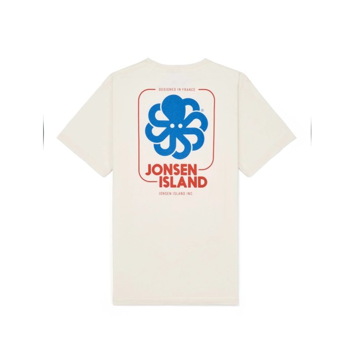 JONSEN ISLAND Classic Big Label Coconut T-shirt à manches courtes unisexe JONSEN ISLAND Classic Big Label Coconut T-shirt à manches courtes unisexe
