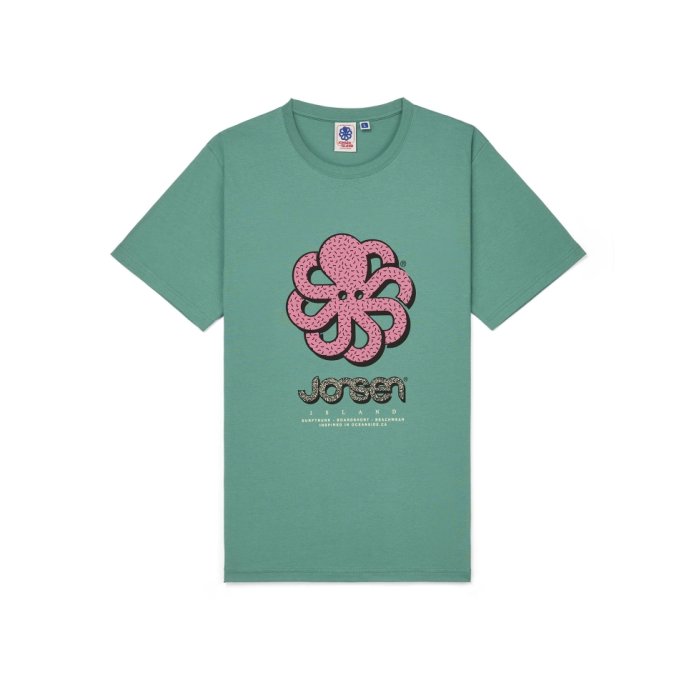 JONSEN ISLAND Classic Big Creative North Sea T-shirt à manches courtes unisexe