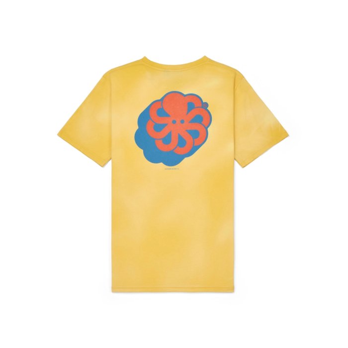 JONSEN ISLAND classic Big 3D Yellow T-shirt à manches courtes unisexe JONSEN ISLAND classic Big 3D Yellow T-shirt à manches courtes unisexe