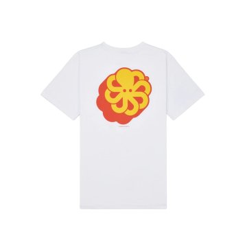 JONSEN ISLAND Classic Big 3D White T-shirt à manches courtes unisexe