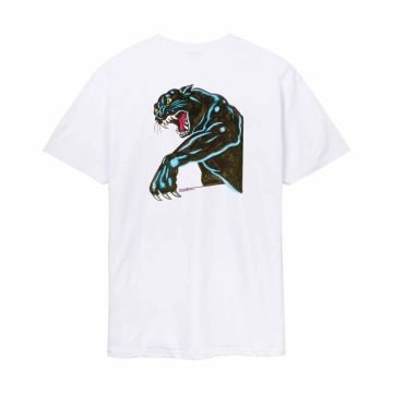 Santa Cruz Natas Sketch Panther White T-shirt à manches courtes homme