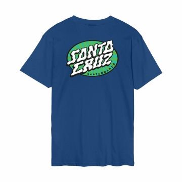 Santa Cruz Vertigo Dot Rich Navy T-shirt à manches courtes homme