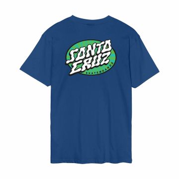 Santa Cruz Vertigo Dot Rich Navy T-shirt à manches courtes homme