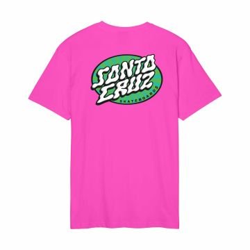 Santa Cruz Vertigo Dot Electric Pink T-shirt à manches courtes homme