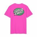 Santa Cruz Vertigo Dot Electric Pink T-shirt à manches courtes homme