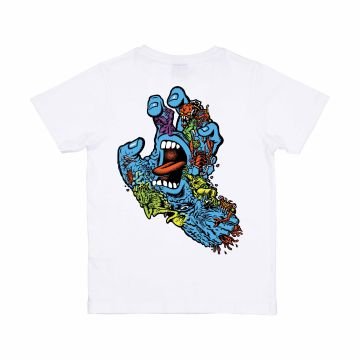 Santa Cruz Roskopp Screaming Five White T-shirt à manches courtes junior