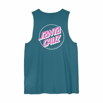 Santa Cruz Partial Dot Vest Teal Blouson homme