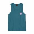 Santa Cruz Partial Dot Vest Teal Blouson homme