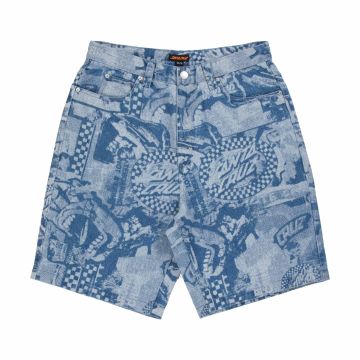 Santa Cruz Big Shorts Stonewash Collage Bermuda homme