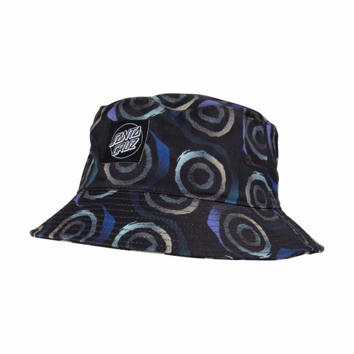 Santa Cruz Vertigo Haze Bucket Hat Black Chapeau homme