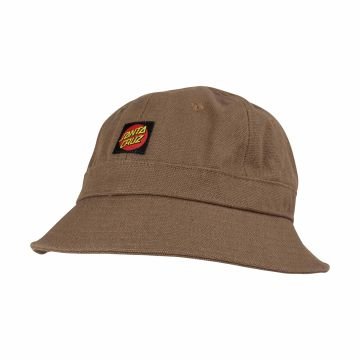 Santa Cruz Classic Label Bell Hat Taupe Chapeau homme