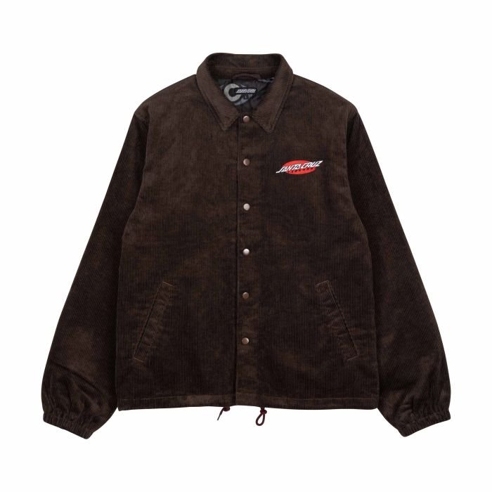 Santa Cruz Salba Voodoo Pit Coach Jacket Coffee Blouson homme