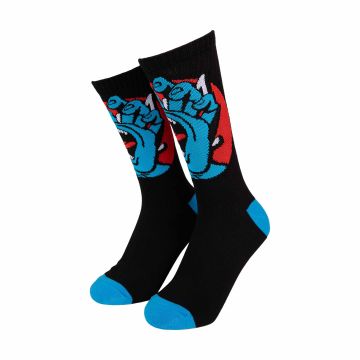 Santa Cruz Hand Dot Socks (2 pack) Black/White Chaussettes homme (lot de 2)