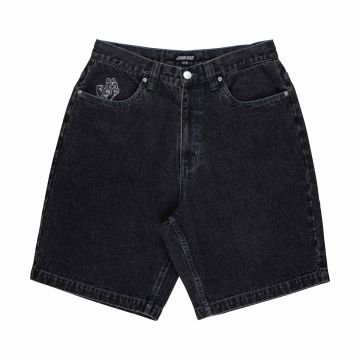 Santa Cruz Stamped Big Shorts Black Bermuda homme
