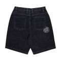 Santa Cruz Stamped Big Shorts Black Bermuda homme Santa Cruz Stamped Big Shorts Black Bermuda homme