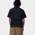 Santa Cruz Vertigo Haze Shirt Black Chemisette homme Santa Cruz Vertigo Haze Shirt Black Chemisette homme