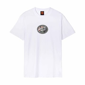 Santa Cruz Collage Oval Dot White T-shirt à manches courtes homme