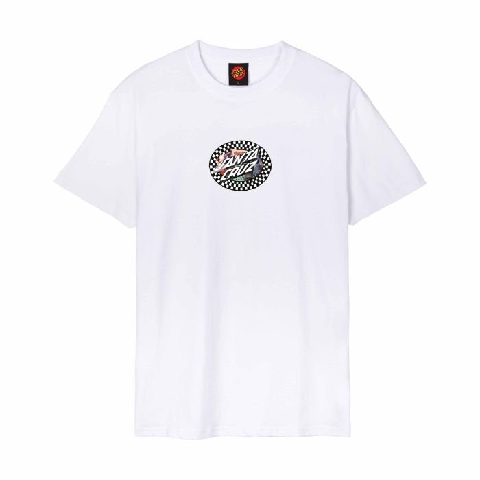 Santa Cruz Collage Oval Dot White T-shirt à manches courtes homme
