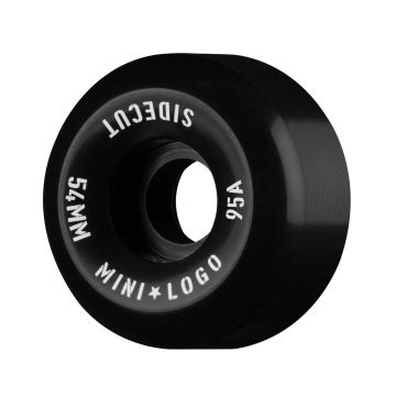 Mini Logo Sidecut Hybrid III 54mm 95A black roues de skateboard (jeu de 4)