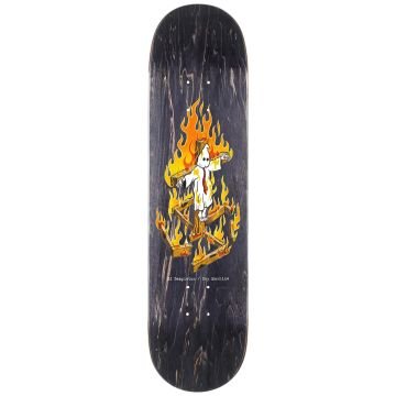 Toy Machine Ed Templeton Charred Cross Black 8.5 x 32 Plateau de skateboard