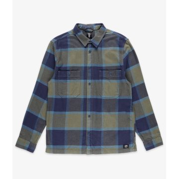 Vans Larkspur Plaid Flannel Chemise à manches longues pour homme