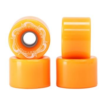 Carver Roundhouse Slick 83A 65mm Orange Glo Roues de surfskate (jeu de 4)