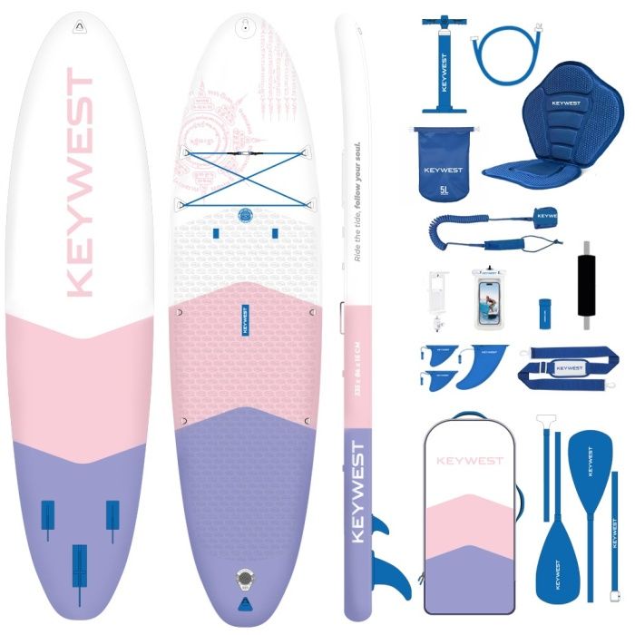 Key West Classic Air 11 x 33 Full Pack Iris 2026 Pack Stand Up Paddle gonflable