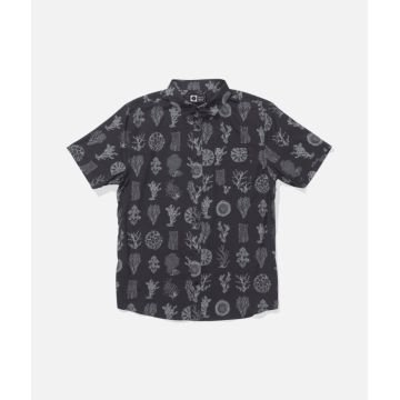 SALTY CREW Breezer Perf Button Up Phantom Chemisette pour homme