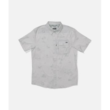 SALTY CREW Flagship UV Button Up White Chemisette pour homme