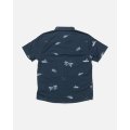 SALTY CREW Breezer Perf Button Up Midnight Navy Chemisette pour homme SALTY CREW Breezer Perf Button Up Midnight Navy Chemisette pour homme