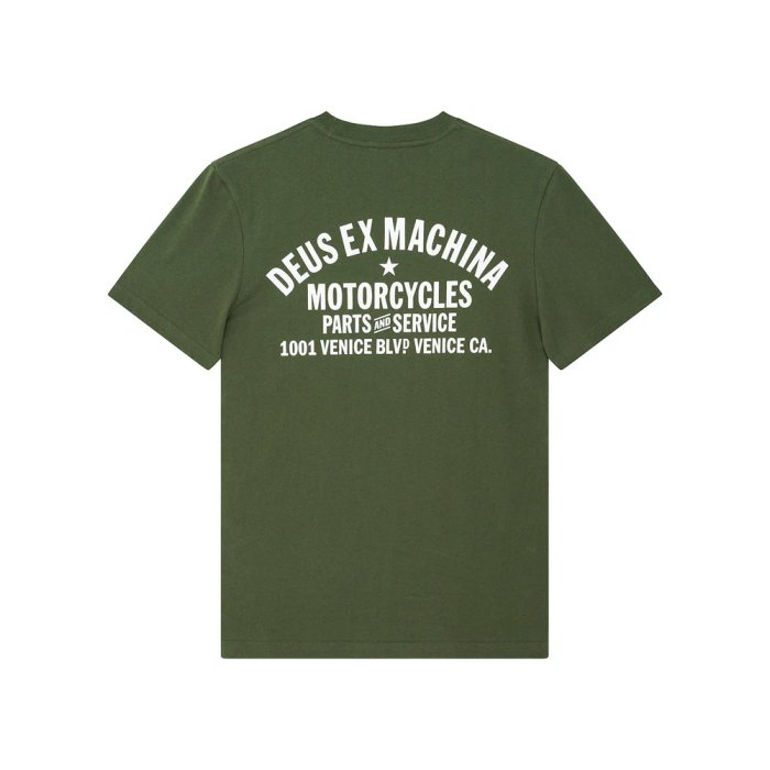 DEUS Venice Address t-shirt à manches courtes pour homme DEUS Venice Address t-shirt à manches courtes pour homme