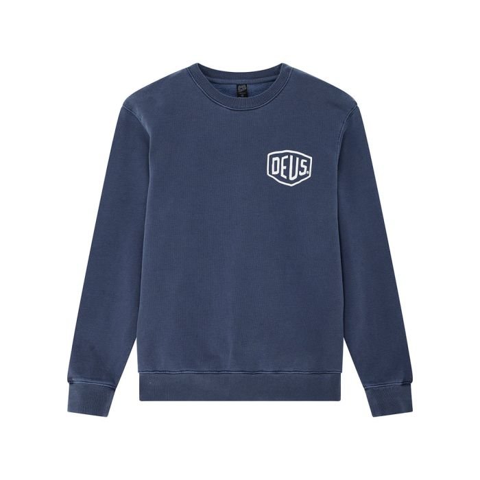 DEUS Shield Garment Dyed Crew sweatshirt pour homme