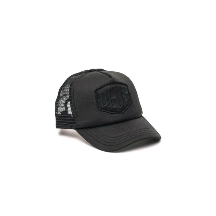 DEUS Baylands Trucker Black casquette pour homme DEUS Baylands Trucker Black casquette pour homme