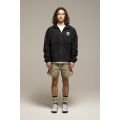 JONSEN ISLAND Windbreaker Black blouson coupe-vent à capuche zippé pour homme JONSEN ISLAND Windbreaker Black blouson coupe-vent à capuche zippé pour homme
