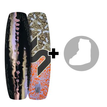 Pack Slingshot Copycat Pro 2026 Planche de wakeboard femme unisexe park/cable + chausses au choix
