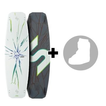 Pack Slingshot Johnny Rocket 2026 Planche de wakeboard hybride park et bateau + chausses au choix