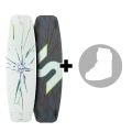 Pack Slingshot Johnny Rocket 2026 Planche de wakeboard hybride park et bateau + chausses au choix