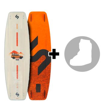 Pack Slingshot Nomad 2026 Planche de wakeboard hybride cable/bateau + chausses au choix