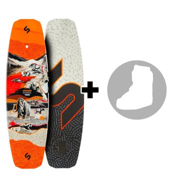 Pack Slingshot Zuupack 2026 Planche de wakeboard hybride park/bateau + chausses au choix