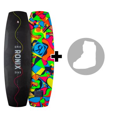 Pack Ronix Epic True Flex Neon Galore 2026 Planche de wakeboard + chausses au choix