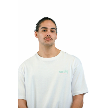 NATIF Original Bloom Blanc T-shirt à manches courtes pour homme