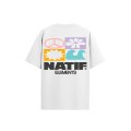 NATIF Elements 26 Blanc T-shirt à manches courtes pour homme NATIF Elements 26 Blanc T-shirt à manches courtes pour homme