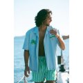NATIF Overshirt Palm Est 21 Chemisette pour homme NATIF Overshirt Palm Est 21 Chemisette pour homme