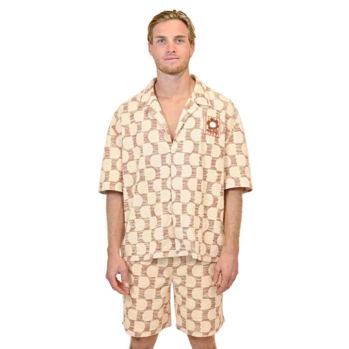 NATIF Jacquard Tulip Bermuda pour homme