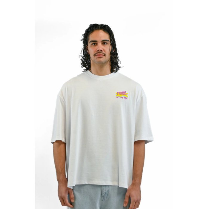 NATIF Good Vibes Art DPT (loose) T-shirt à manches courtes pour homme NATIF Good Vibes Art DPT (loose) T-shirt à manches courtes pour homme