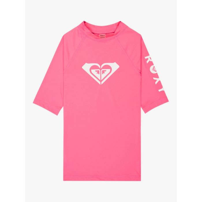 Roxy Whole Hearted Lycra à manches courtes anti UV UPF50+ pour fillette Roxy Whole Hearted Lycra à manches courtes anti UV UPF50+ pour fillette