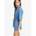 Roxy Real Tomorrow Denim Salopette courte en jean pour femme Roxy Real Tomorrow Denim Salopette courte en jean pour femme